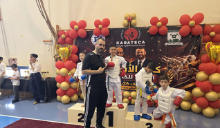 طلاب مدرسة حسني عرار للكراتيه وفنون القتال يشاركون في بطولة كأس الأبطال في قرية نحف